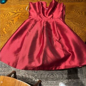 Elegant Red MinuetDress
